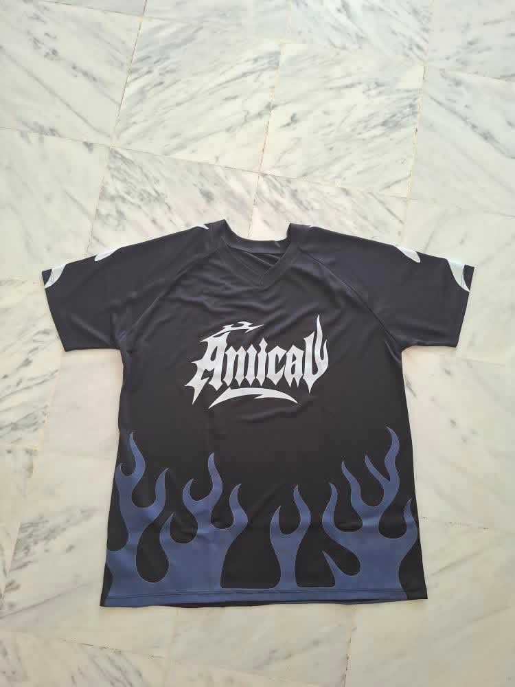 Amical Blaze T-Shirt (V1) - Black & Blue, Size M