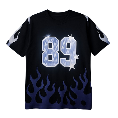 Amical Blaze T-Shirt (V1) - Black & Blue, Size M