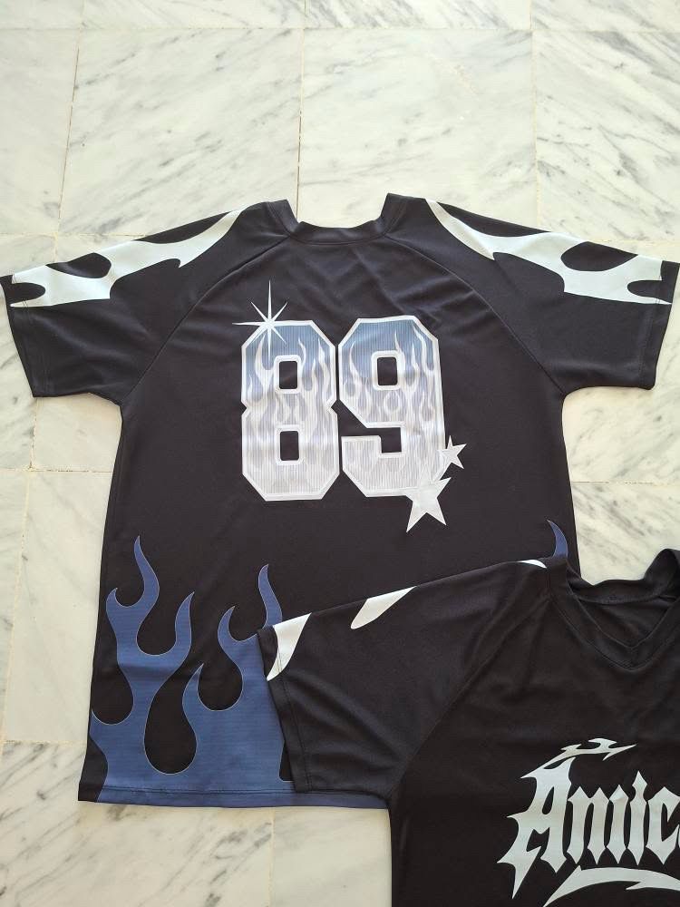 Amical Blaze T-Shirt (V1) - Black & Blue, Size M