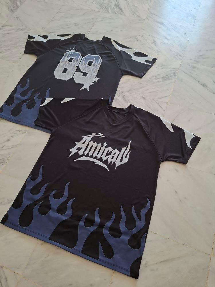 Amical Blaze T-Shirt (V1) - Black & Blue, Size M